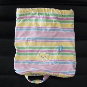 Le Top Drawstring type Backpack Bag Purse Childs size 3 4 5 6
